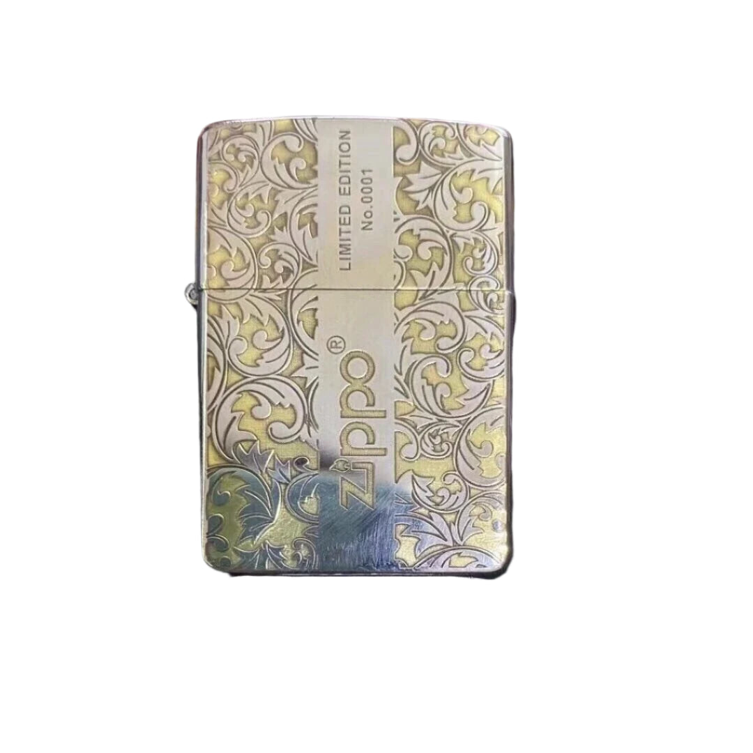 Zippo lighter Limited Edition Vintage Golden Floral Pattern Flower Art - Nix Store