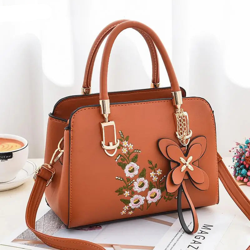 Woman shoulder bag Large capacity Handbag for Women Crossbody bag Lychee pattern PU - Nix Store