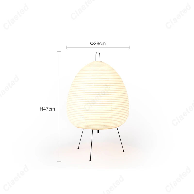 Japanese Design  Table Lamp Rice Paper Standing Lamp Living Room Home Decor Study  Light Fixtures - Nix Store