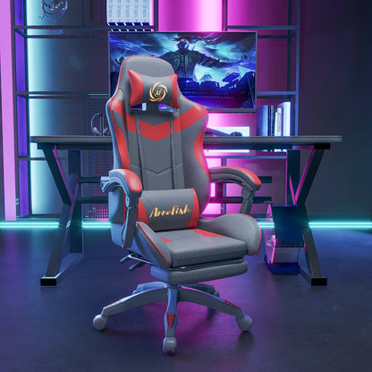 Gaming Chair Office Computer Ergonomic Chair Reclining Adjustable High Back with Headrest with Massage Technology