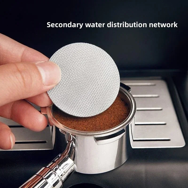 51/53/58mm Stainless steel Reusable Coffee Filter Screen Heat Resistant Mesh