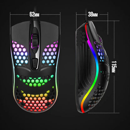 Lightweight RGB Gaming Mouse for Browsing and Gaming - Nix Store