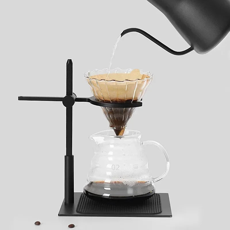 Coffee Hand Brewing Stand for V60 Type  Brewing Coffee Pot Set Adjustable Stand