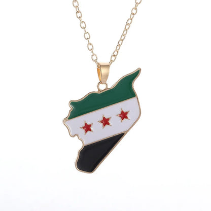 Syria steel necklace with elegant designs - Nix Store