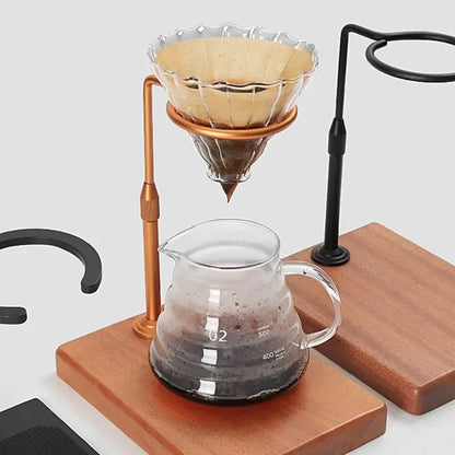 Coffee Hand Brewing Stand for V60 Type  Brewing Coffee Pot Set Adjustable Stand