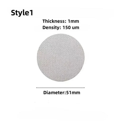 51/53/58mm Stainless steel Reusable Coffee Filter Screen Heat Resistant Mesh