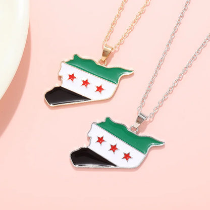 Syria steel necklace with elegant designs - Nix Store