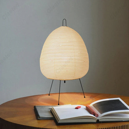 Japanese Design  Table Lamp Rice Paper Standing Lamp Living Room Home Decor Study  Light Fixtures - Nix Store