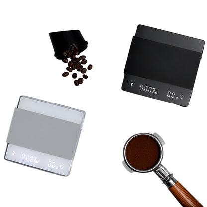 Digital Coffee Scale 2000g/0.1g High Precision Cyclic Rechargeable Electronic Scale