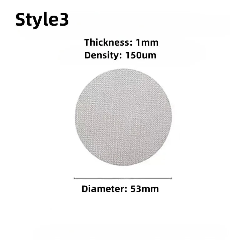 51/53/58mm Stainless steel Reusable Coffee Filter Screen Heat Resistant Mesh