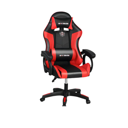 Gaming chair Adjustable Computer chair Pc office Pu Leather HighBack, Ergonomic Lumbar Support,Armrest  Pillow