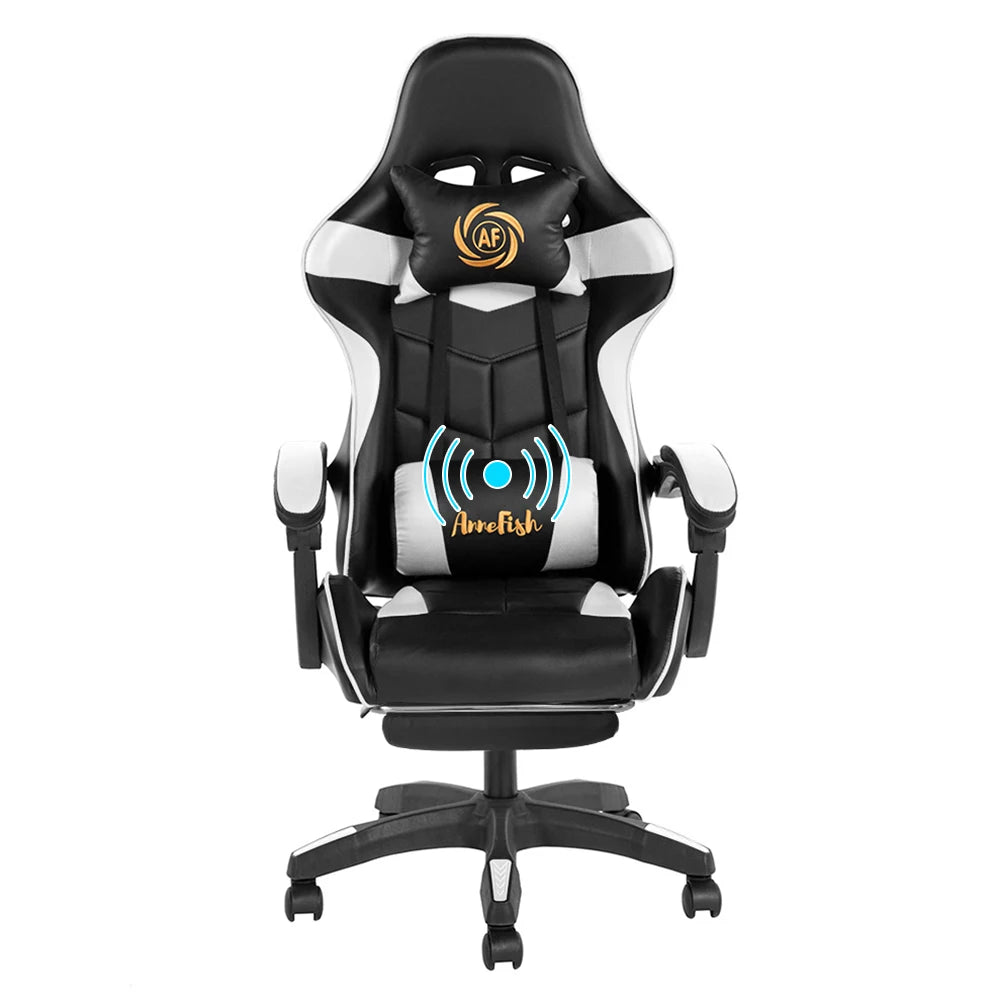 Gaming Chair Office Computer Ergonomic Chair Reclining Adjustable High Back with Headrest with Massage Technology