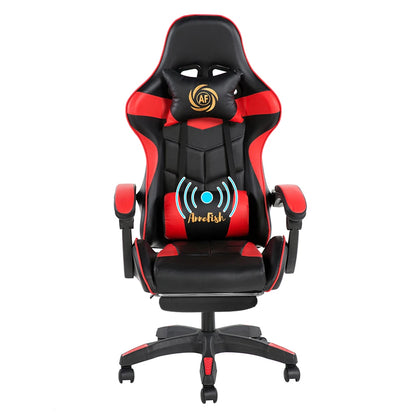 Gaming Chair Office Computer Ergonomic Chair Reclining Adjustable High Back with Headrest with Massage Technology