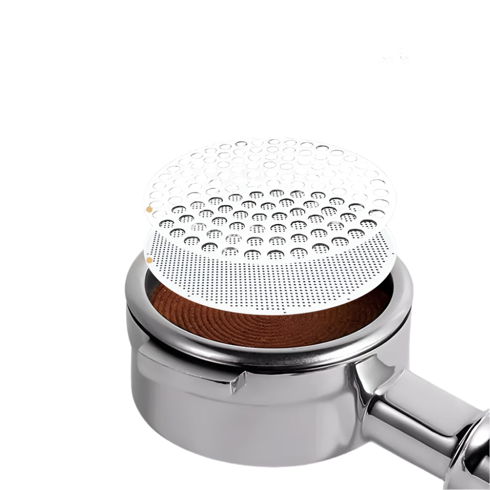 51/53/58mm Reusable Metal Double Coffee Filter Fine Mesh Heat Resistant Coffee Professional Espresso Accessory