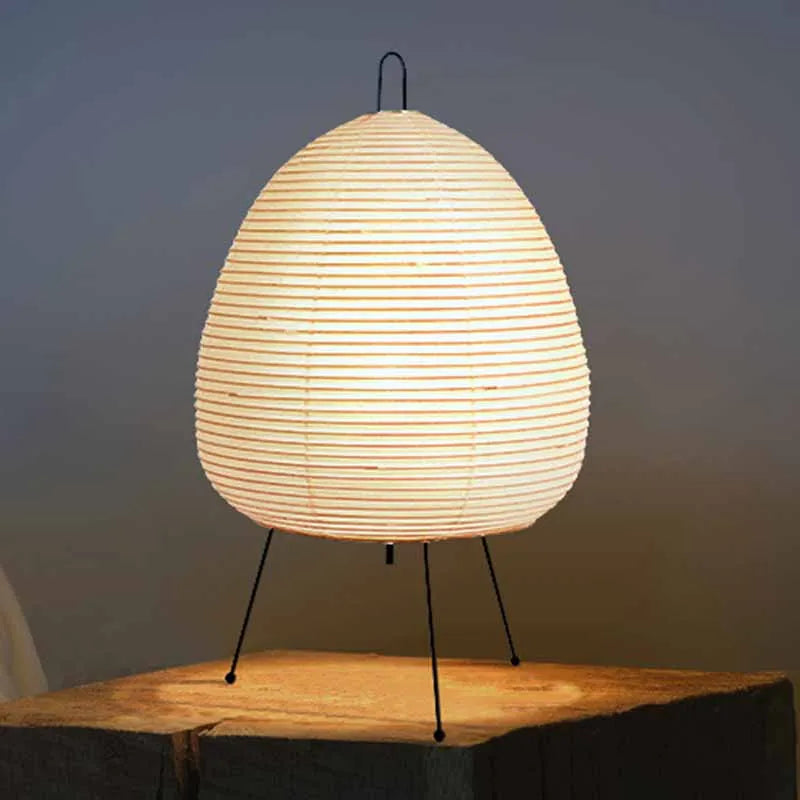 Japanese Design  Table Lamp Rice Paper Standing Lamp Living Room Home Decor Study  Light Fixtures - Nix Store