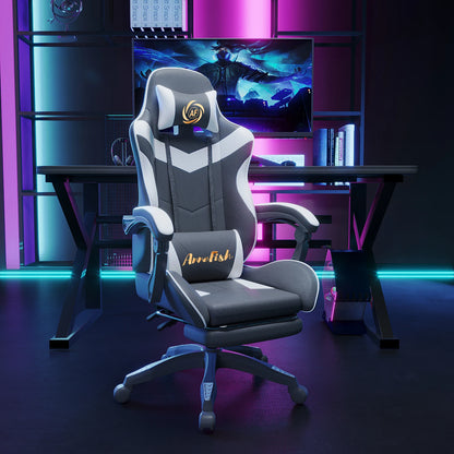 Gaming Chair Office Computer Ergonomic Chair Reclining Adjustable High Back with Headrest with Massage Technology