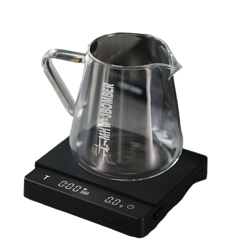 Digital Coffee Scale 2000g/0.1g High Precision Cyclic Rechargeable Electronic Scale